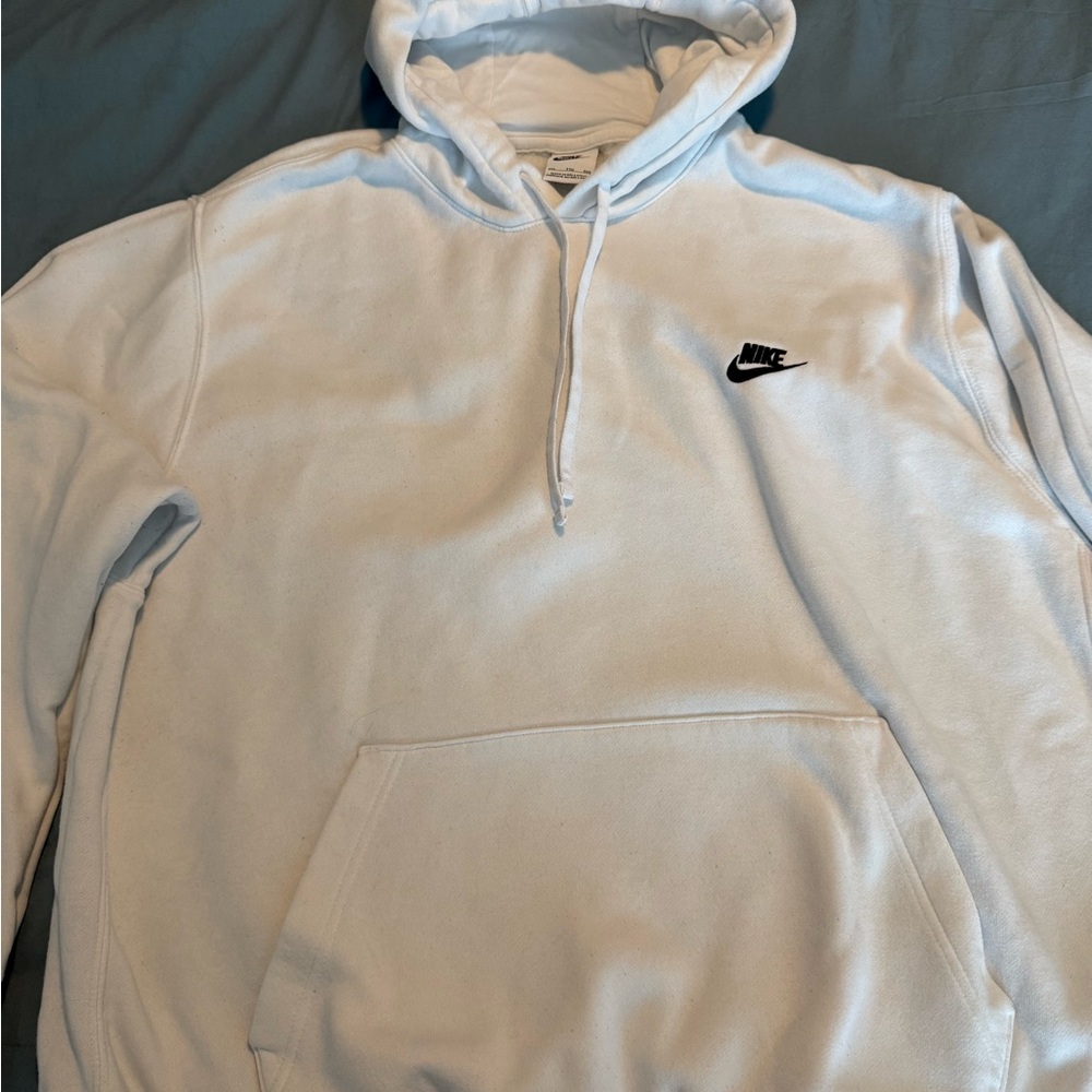 Nike White Hoodie